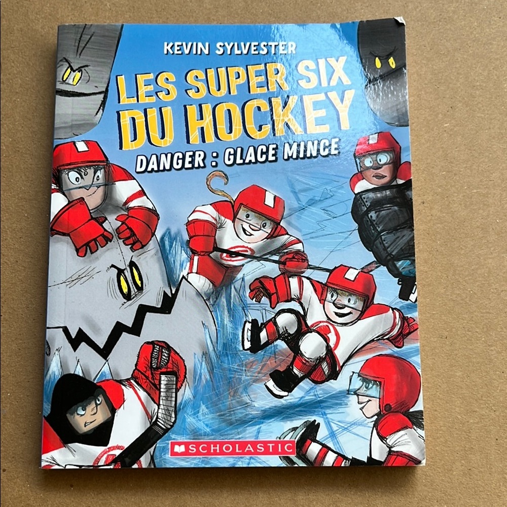 French book, livre en français: Les Super Six du Hockey